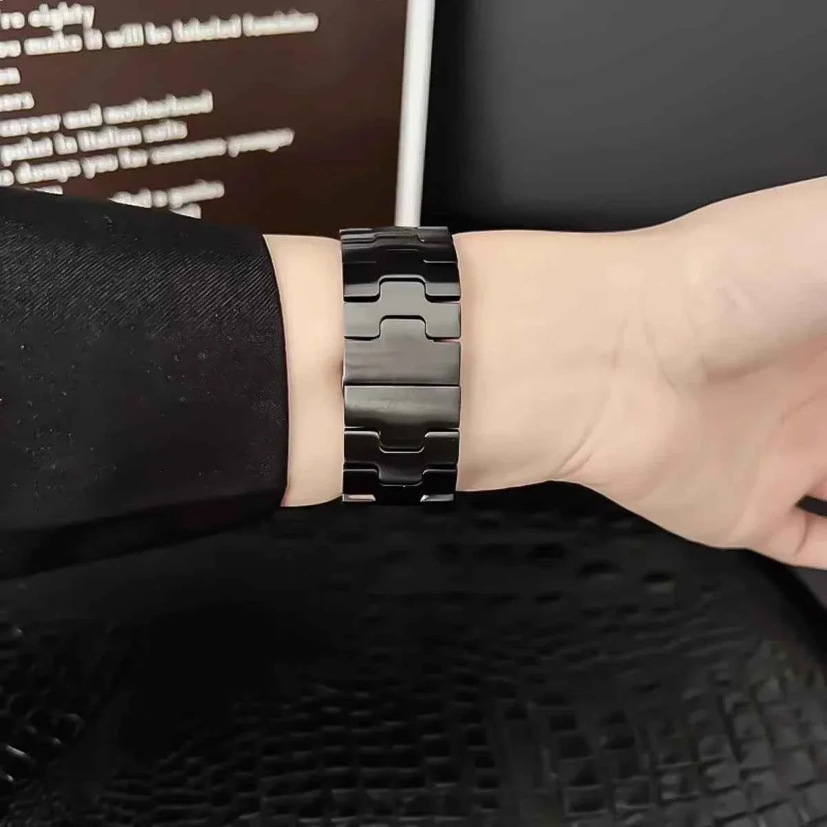 22MM Titanium Metal Watch Band for Huawei Watch GT5 GT4 GT3 GT2 Pro & Samsung Galaxy Watch 3 Gear S3