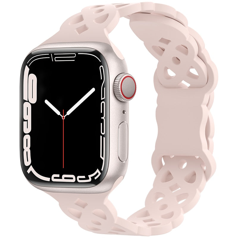 Silicone Strap Apple Watch Band Series - Stylish Comfort & Compatibility