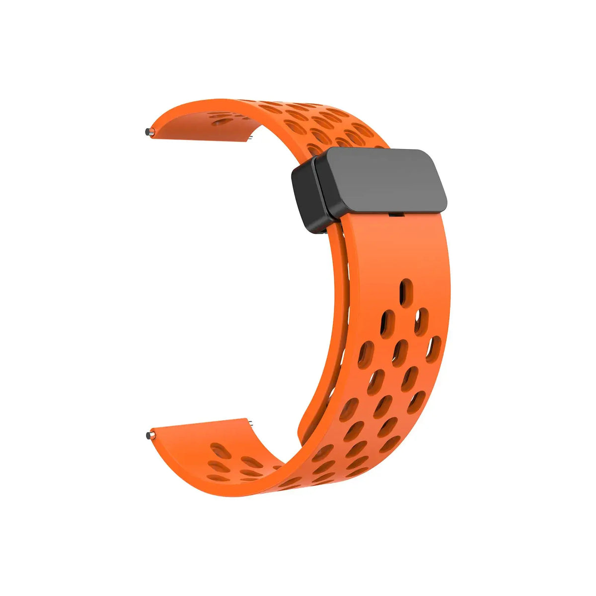 Amazfit Balance, GTR, GTS & Bip Vented Silicone Band, Magnetic Clasp