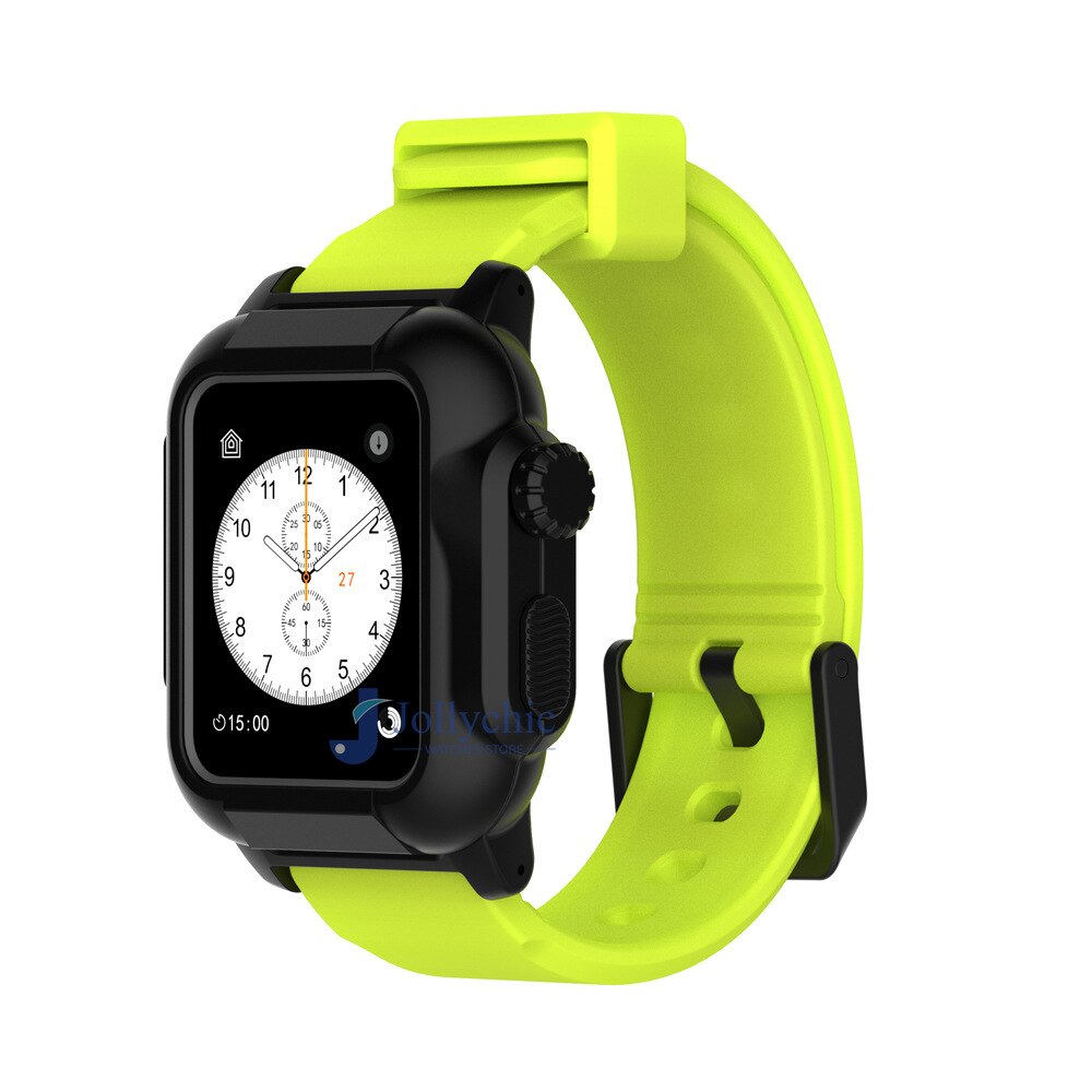 Silicone Band+Case For Apple Watch Strap - Stylish Protection