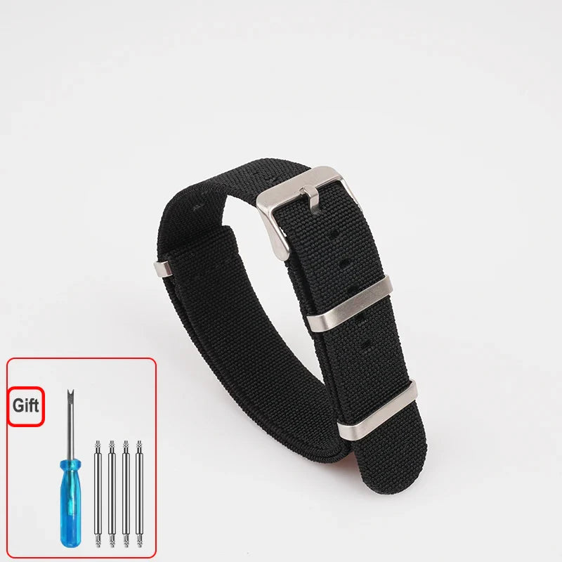 COROS Elastic Nylon Watch Band - Washable Waterproof Strap For Outdoors