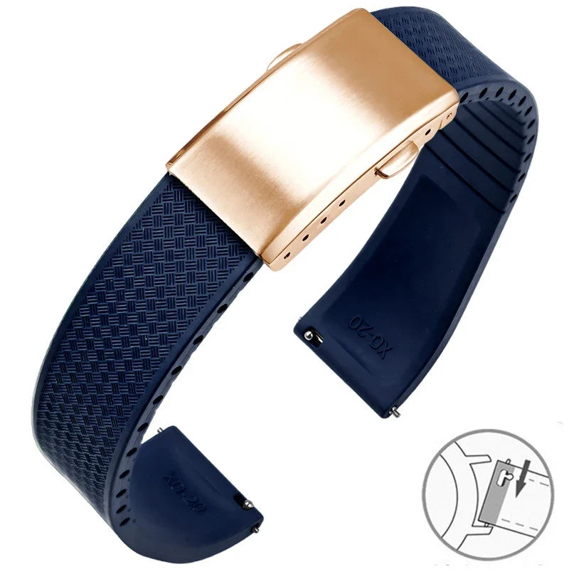 COROS PACE & APEX FKM Rubber Band with Folding Clasp