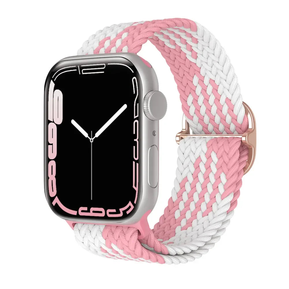 Braided Nylon Solo Loop for Apple Watch Series 1-12, SE & Ultra 1/2/3/4