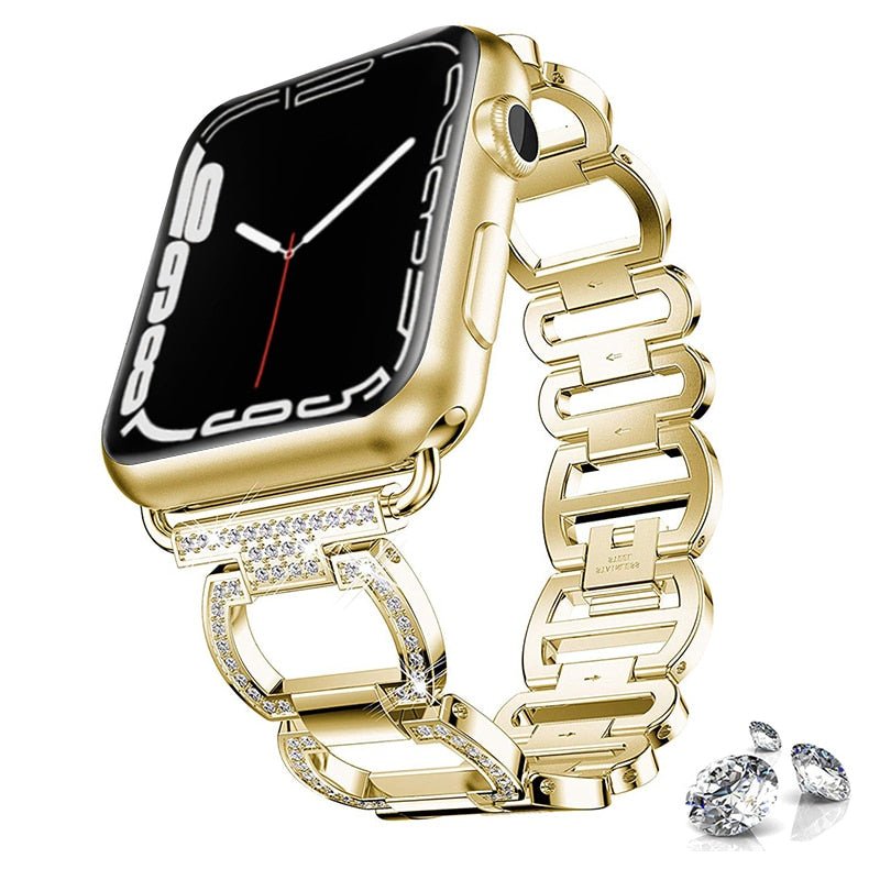 Apple Watch Band Series 11/10/9/8/7/6/5/4/ SE / Ultra 1/2/3 - Stylish & Durable Stainless Steel
