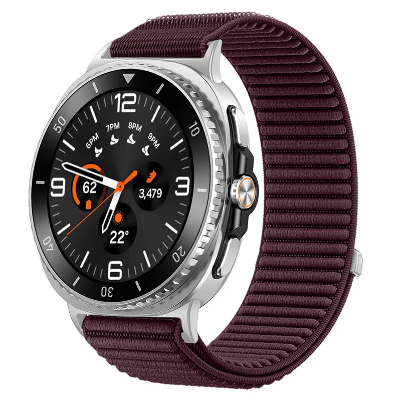 Nylon Loop Band for Samsung Galaxy Watch 9 & 8 40mm 44mm & Classic 46mm | Adjustable Replacement Strap