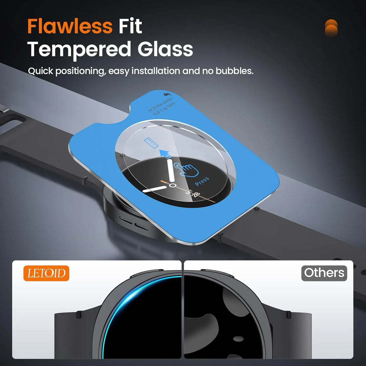 Samsung Galaxy Watch 8 Case with Tempered Glass