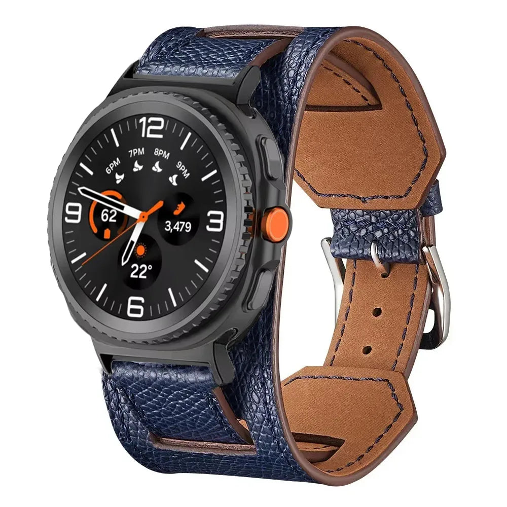 Samsung Galaxy Leather Watch Band - Watch8/Watch8 Classic/Watch9/Ultra/Ultra2