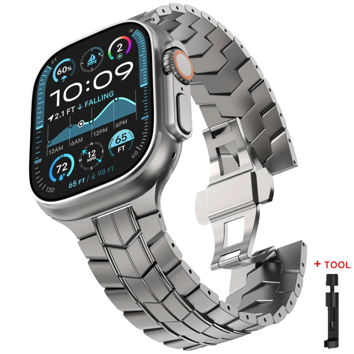 Titanium Apple Watch Band
