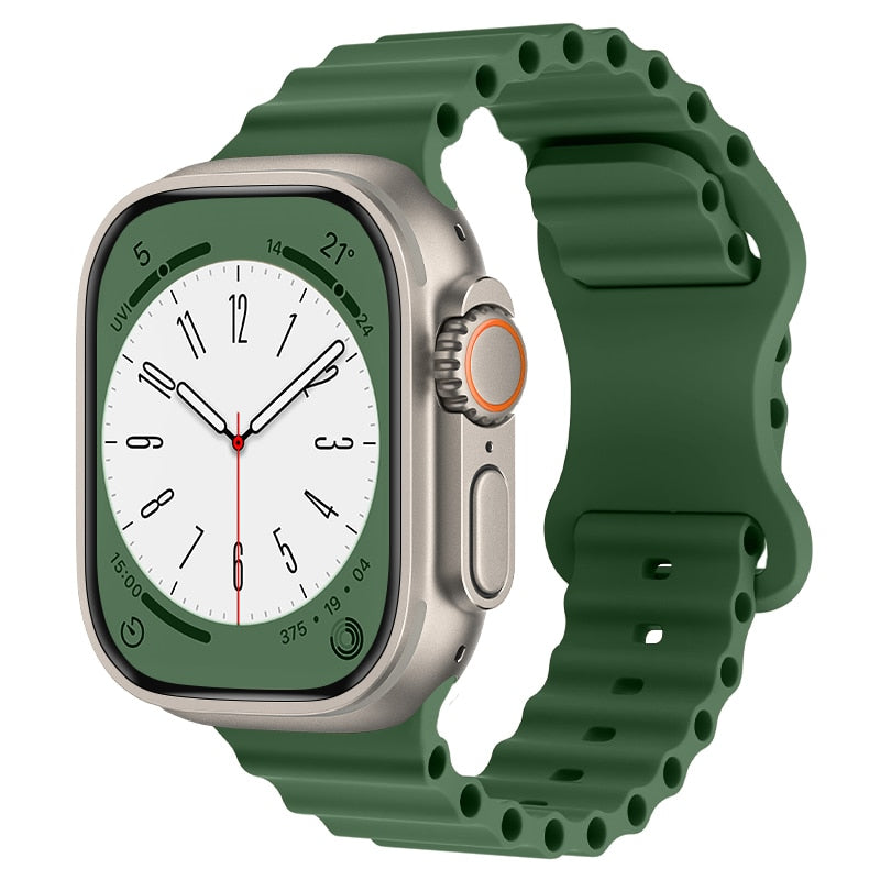 Ocean Apple Watch Band | Universal Fit for All Series (4-11/SE/Ultra) - Waterproof Sport Strap