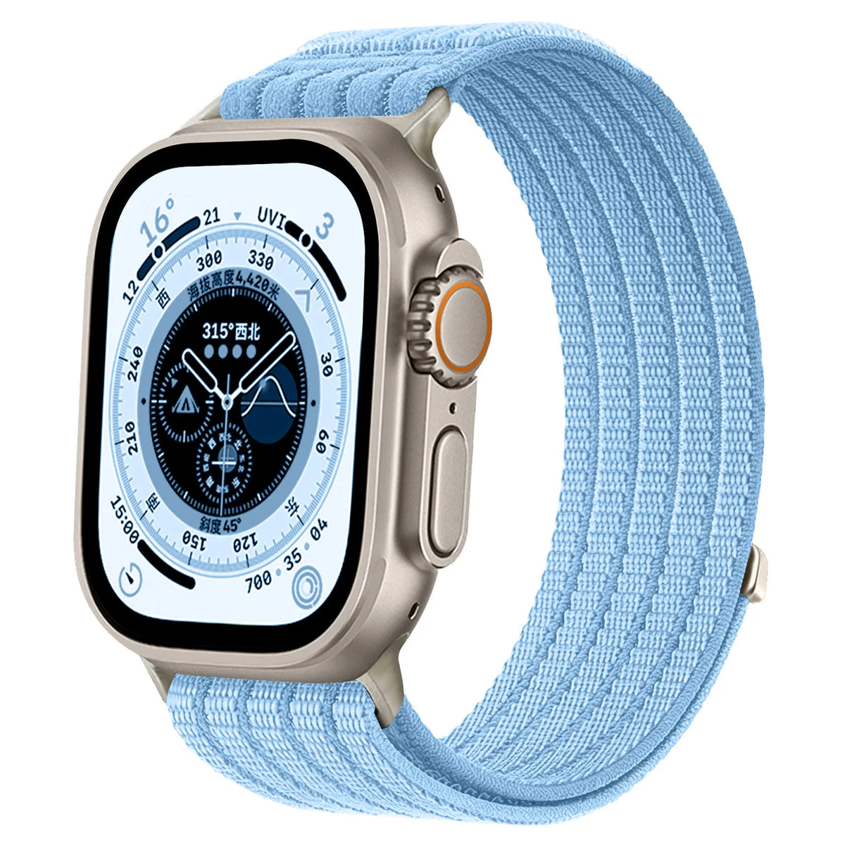 Apple Watch Sport Nylon Strap | Ultra 3/2/1 49mm / Series 11-10 46mm 42mm / Series 9-8-7 45mm 41mm / Series 6-SE-5-4 44mm 40mm
