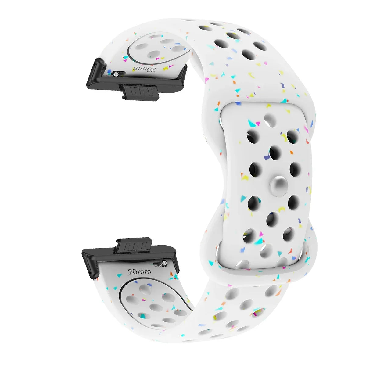 Sport Silicone Watch Band for Huawei Watch Fit 3 / Fit 2 / Fit 1 – Stamp Pattern