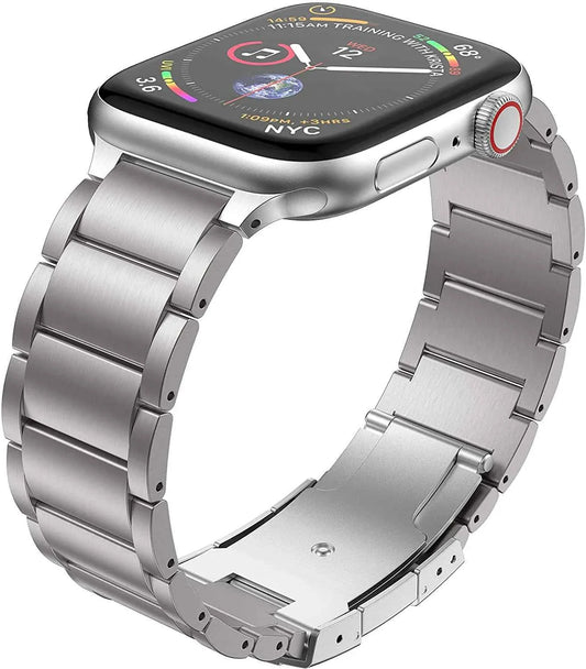 Titanium Metal Strap for Apple Watch Ultra 3/2/1 49mm – Series 11/10/9/8/7/6/SE/5/4 46/45/44/42/41/40/38mm
