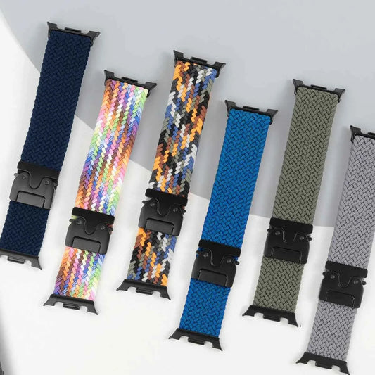 Nylon Woven Loop Band for Samsung Galaxy Watch 9 & 8 40mm 44mm & Classic 46mm | Parachute Buckle Sport Strap