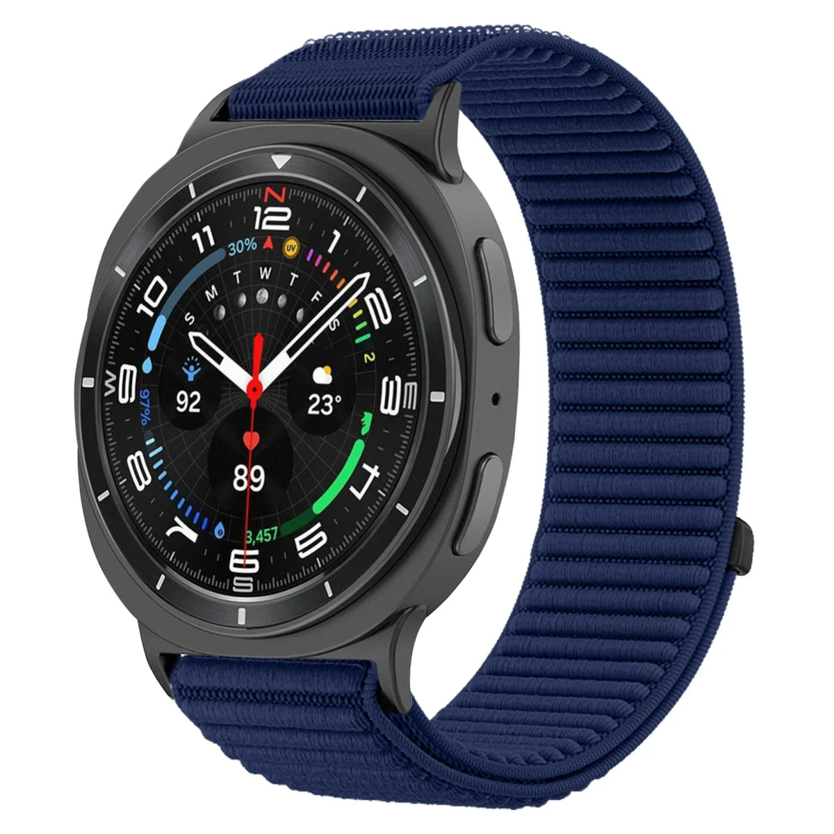 Nylon Loop Band for Samsung Galaxy Watch 9 & 8 40mm 44mm & Classic 46mm | Adjustable Replacement Strap