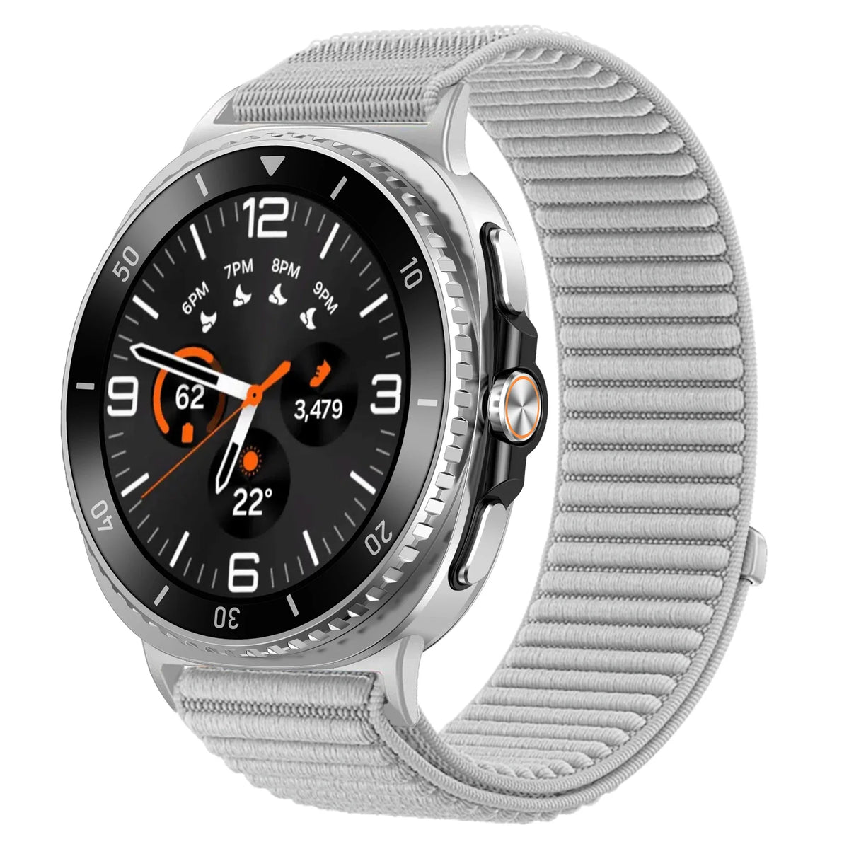 Nylon Loop Band for Samsung Galaxy Watch 9 & 8 40mm 44mm & Classic 46mm | Adjustable Replacement Strap