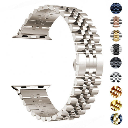 Stainless Steel Apple Watch Strap Series 11/10/9/8/7/6/5/4/ SE / Ultra 1/2/3