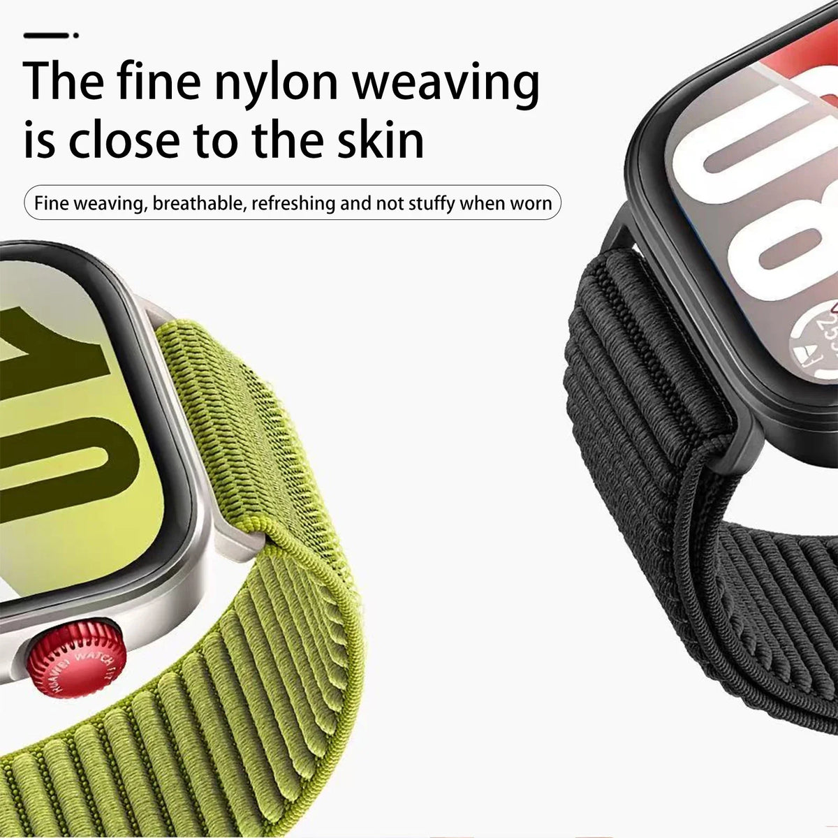 Sports Nylon Watch Band 18mm / 20mm / 22mm – Huawei & Samsung Compatible