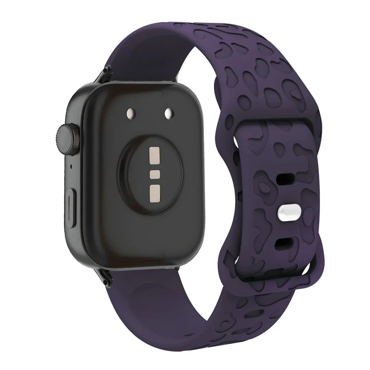 Leopard Engraved Silicone Watch Band for Huawei Watch Fit 4 / 4 Pro / Fit 3 / Fit 2