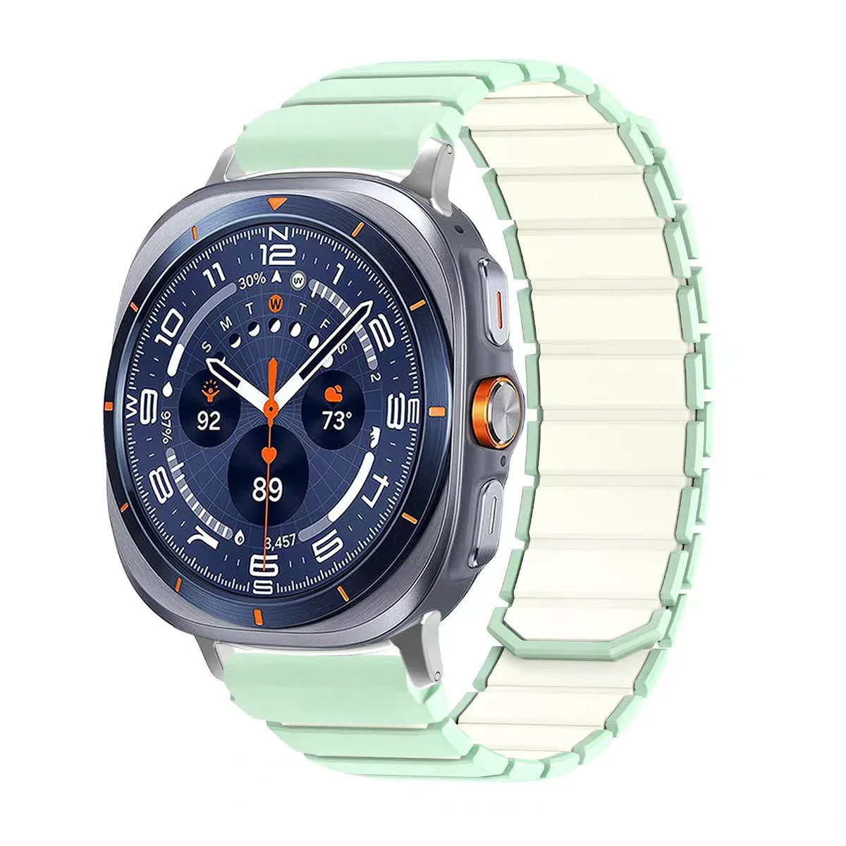 Samsung Galaxy Silicone Magnetic Watch Band Fits Watch8/Watch8 Classic/Watch9/Ultra/Ultra2