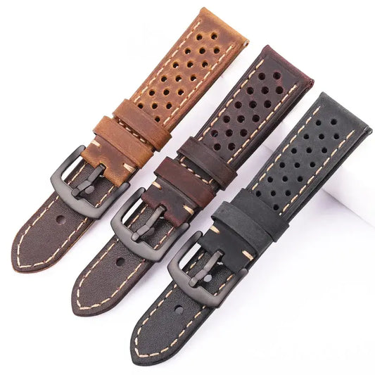 Ticwatch Breathable Leather Band - Stylish and Comfortable