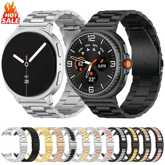 Original Adapter Stainless Steel Band for Samsung Galaxy Watch 8 & 9 / 8 Classic / Ultra 47mm – Metal Bracelet