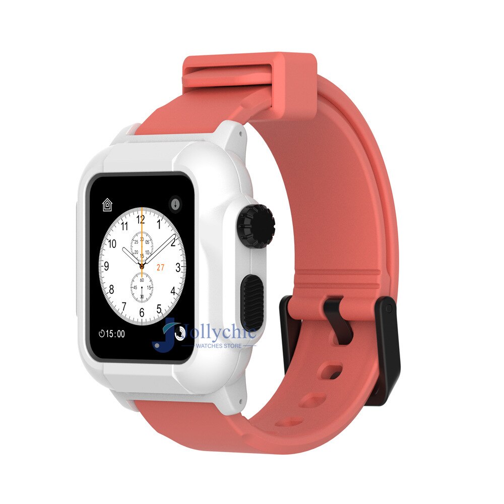 Silicone Band+Case For Apple Watch Strap - Stylish Protection