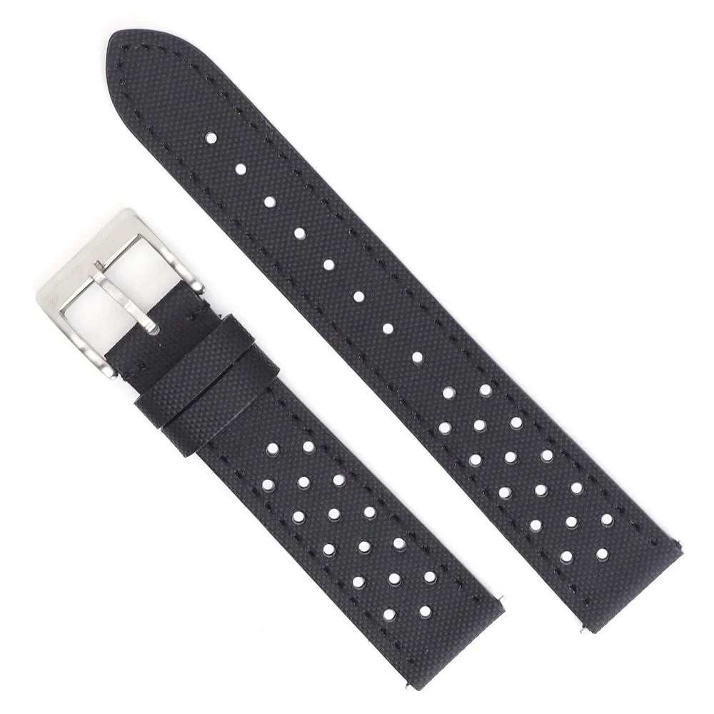Samsung Galaxy Watch 7, 6, 5, 4 & FE Perforated Sailcloth Rally Band