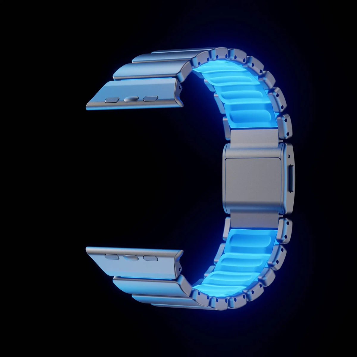 Luxury Titanium Apple Watch Band – Magnetic Buckle | Series 11/10/9/8/7/6/SE & Ultra 1/2/3 | 44/45/46/49mm