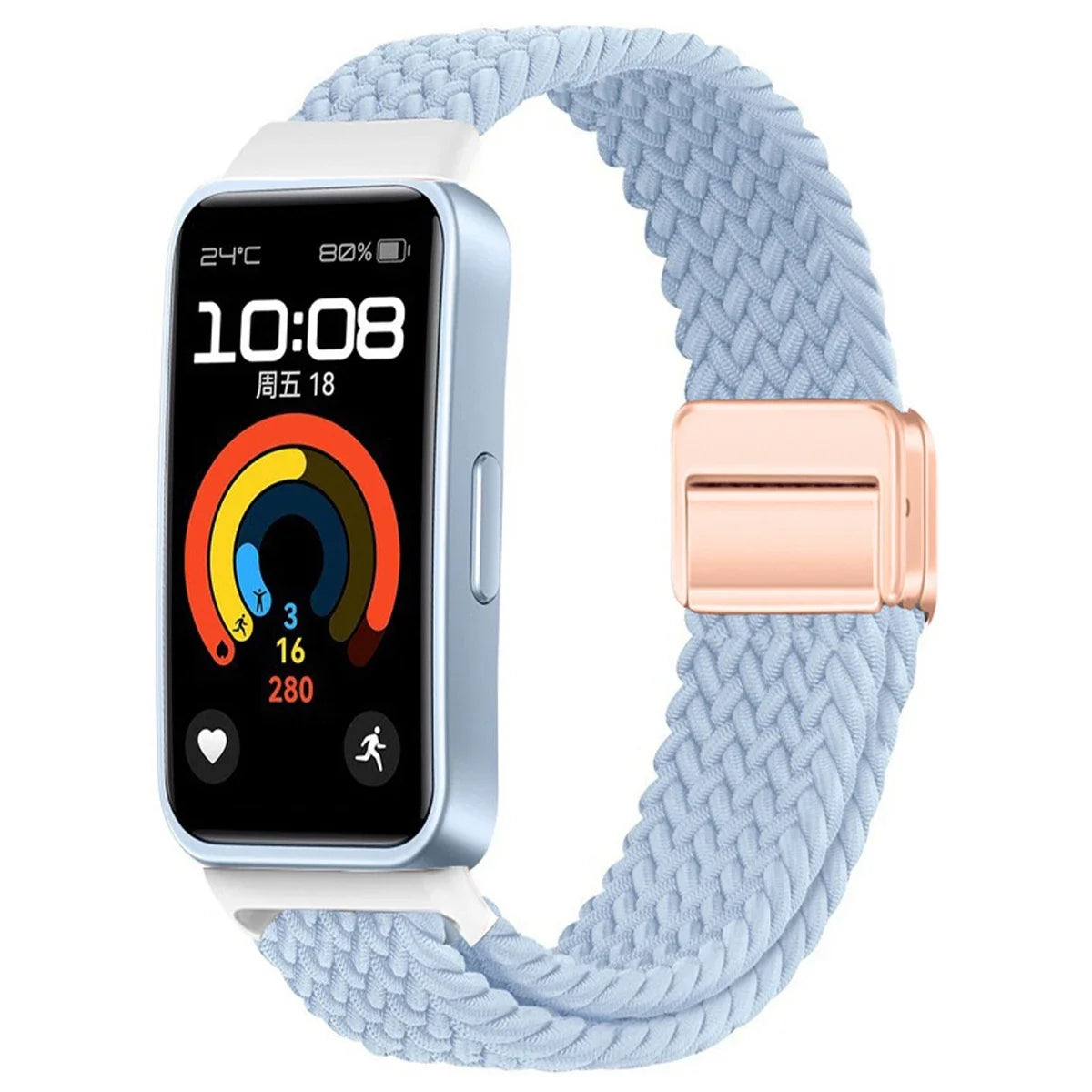 Magnetic Nylon Loop Band for Huawei Band 10 / 9 / 8