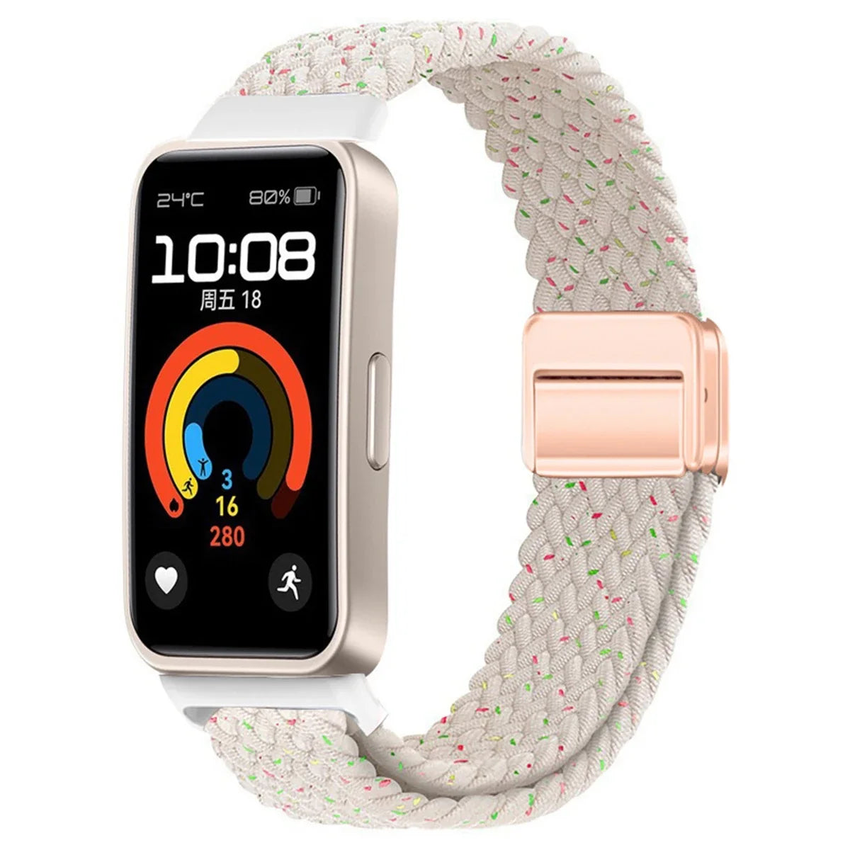 Magnetic Nylon Loop Band for Huawei Band 10 / 9 / 8