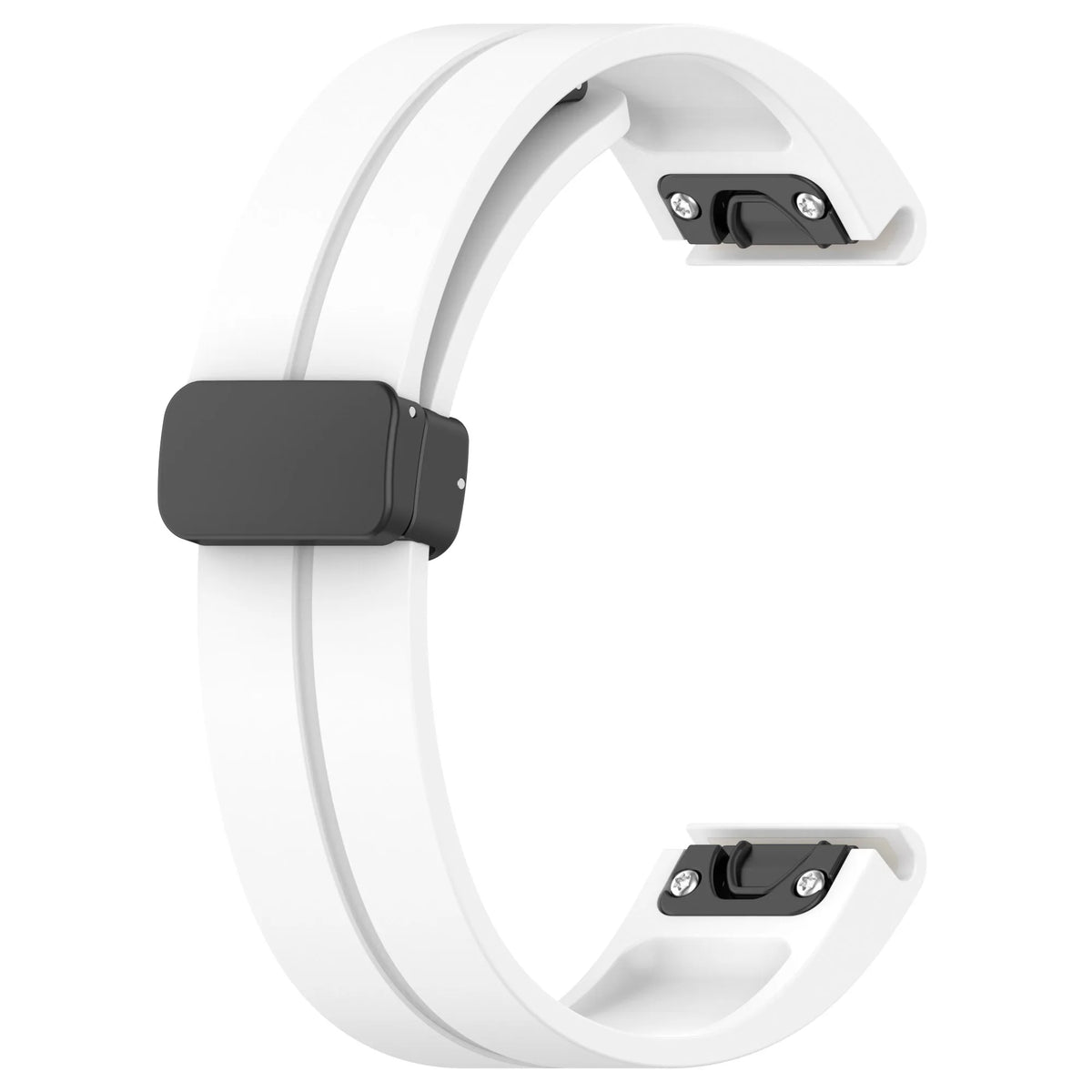 Garmin QuickFit 20/22/26mm Silicone Band with Magnetic Clasp
