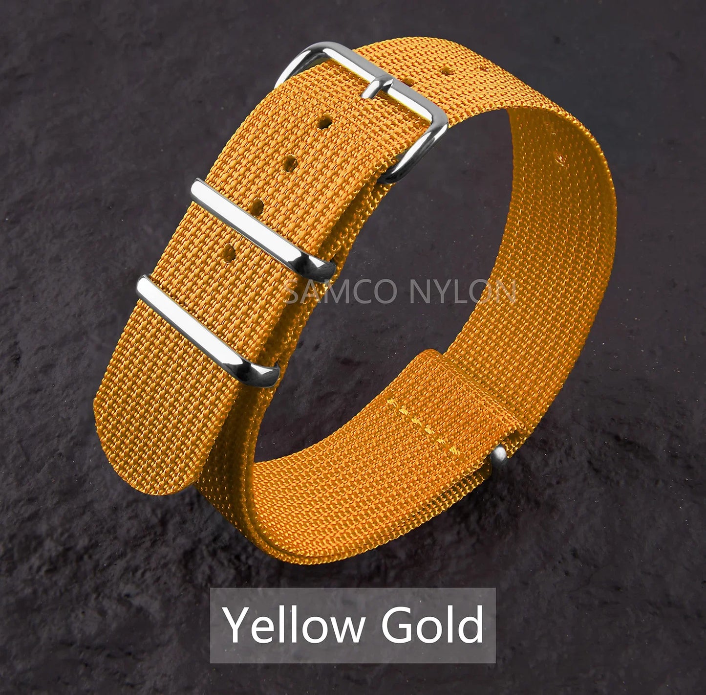 COROS Nylon Ribbed Watch Band For Smartwatch - Military Washable Strap