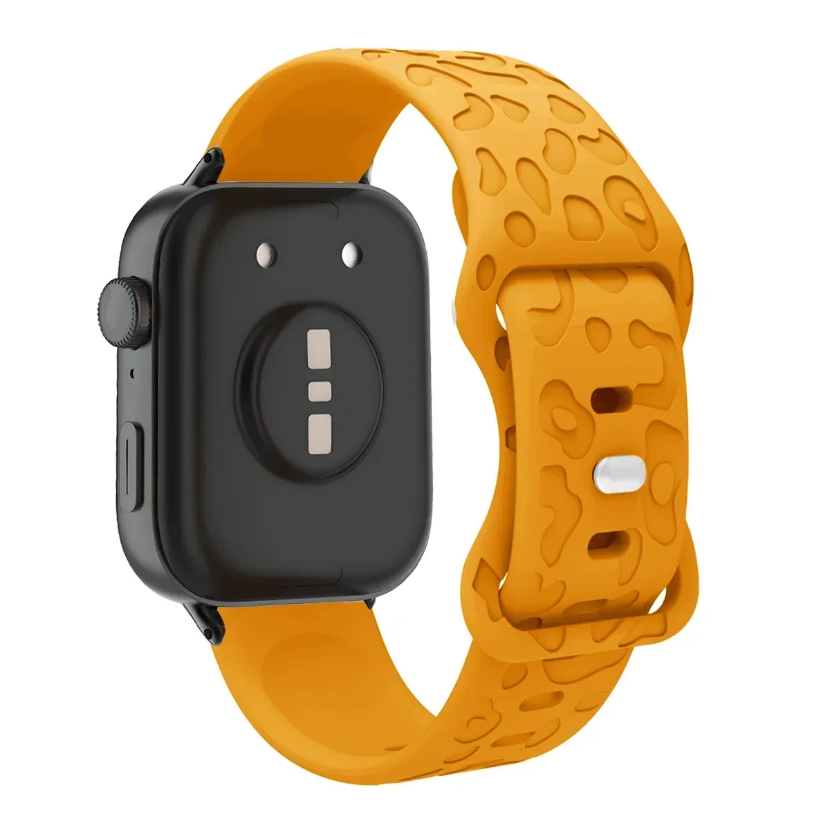 Leopard Engraved Silicone Watch Band for Huawei Watch Fit 4 / 4 Pro / Fit 3 / Fit 2