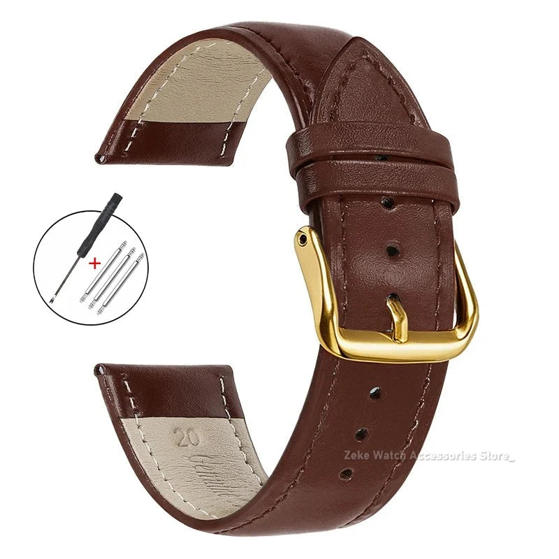 COROS PACE & APEX Slim Calfskin Band, Spring Bars & Tool