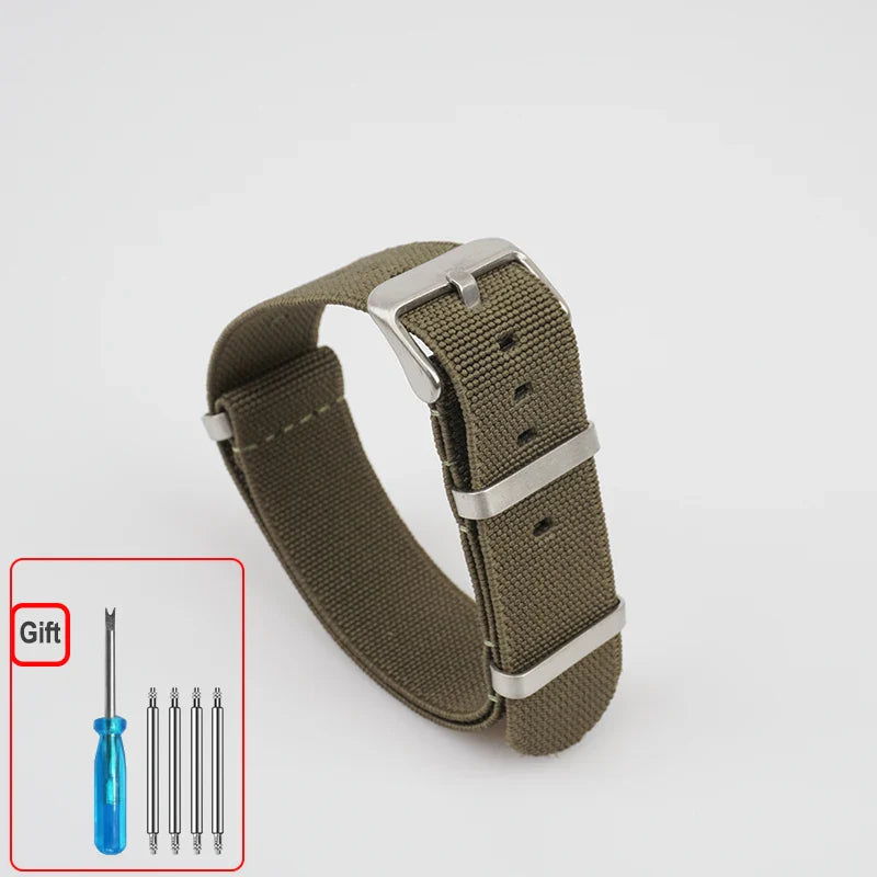 COROS Elastic Nylon Watch Band - Washable Waterproof Strap For Outdoors