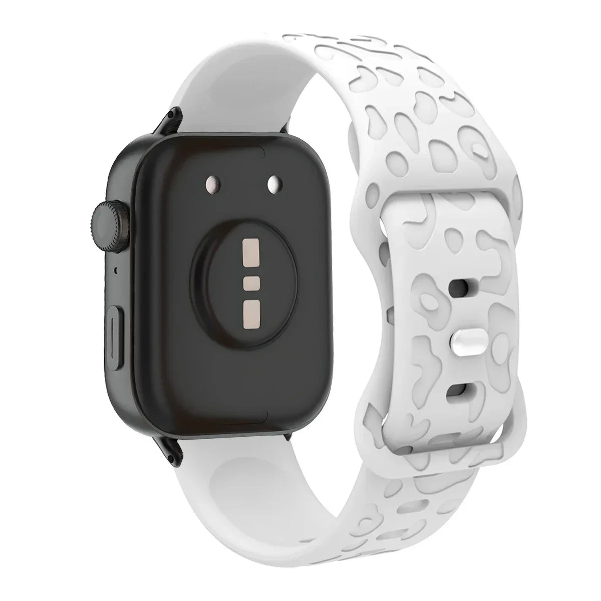 Leopard Engraved Silicone Watch Band for Huawei Watch Fit 4 / 4 Pro / Fit 3 / Fit 2