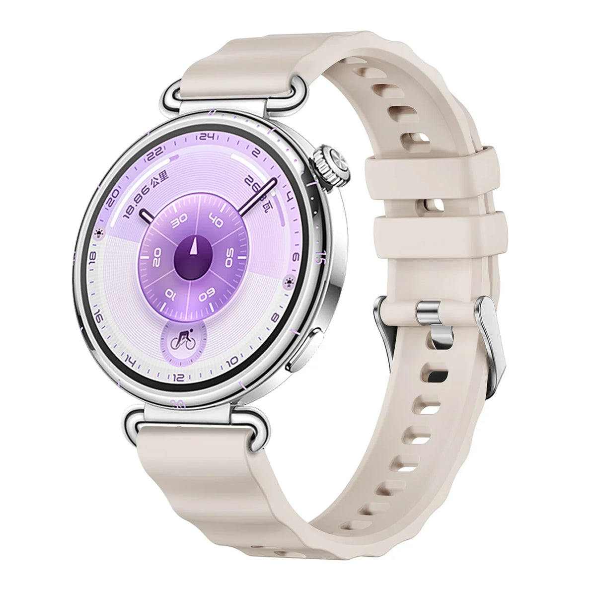 18mm Silicone Sport Band for Huawei Watch GT6 / GT5 / GT5 Pro / GT4 41mm – Quick Release Wristband