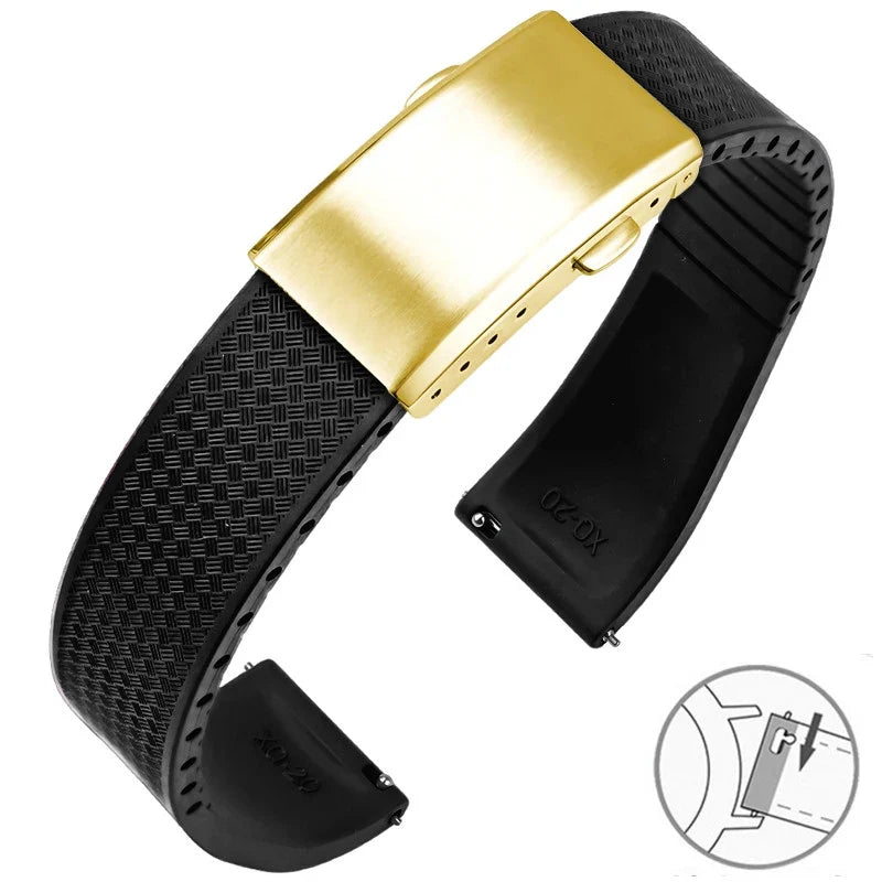 COROS PACE & APEX FKM Rubber Band with Folding Clasp