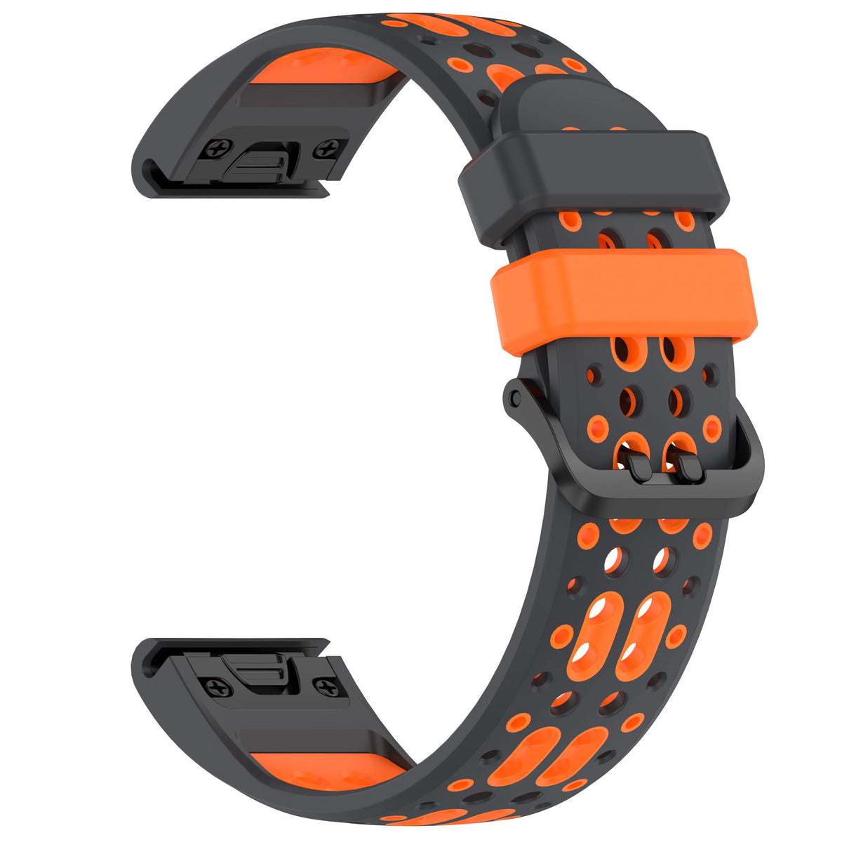 Garmin QuickFit 22/26mm Flexible Two-Tone Vented Silicone Band