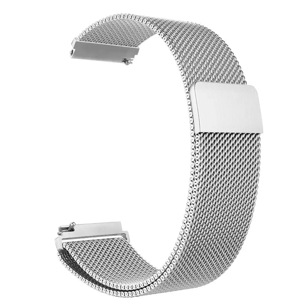 20/22mm Magnetic Milanese Loop Band – Samsung Galaxy Watch 7/6/5/4, Huawei GT5/GT4/GT3, Gear S3 & More