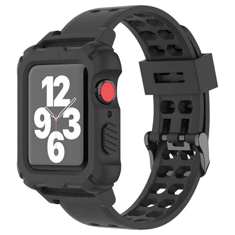 Silicone Apple Watch Band+Case Series 9/8/7/6/5/4/SE