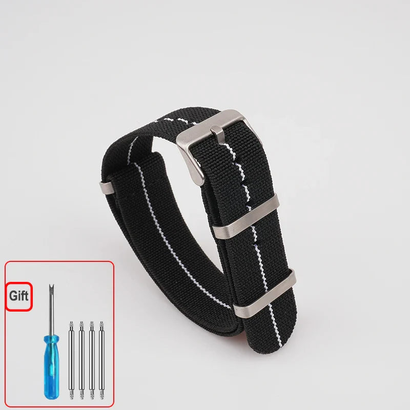 COROS Elastic Nylon Watch Band - Washable Waterproof Strap For Outdoors