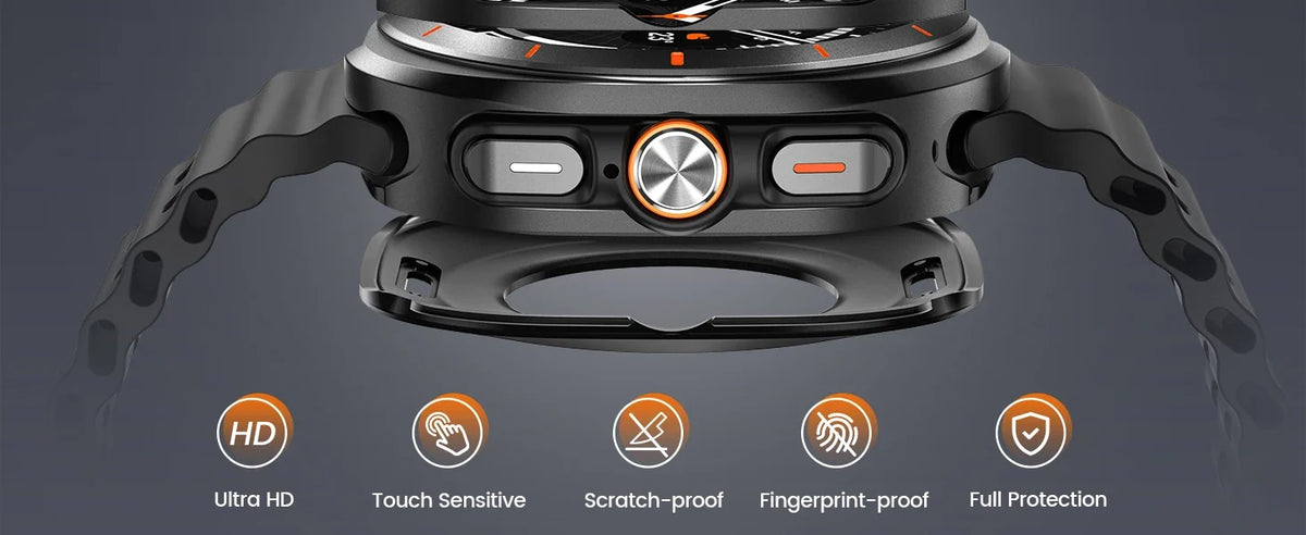 Alloy Case & Tempered Glass for Galaxy Watch Ultra 47mm (2024/2025)