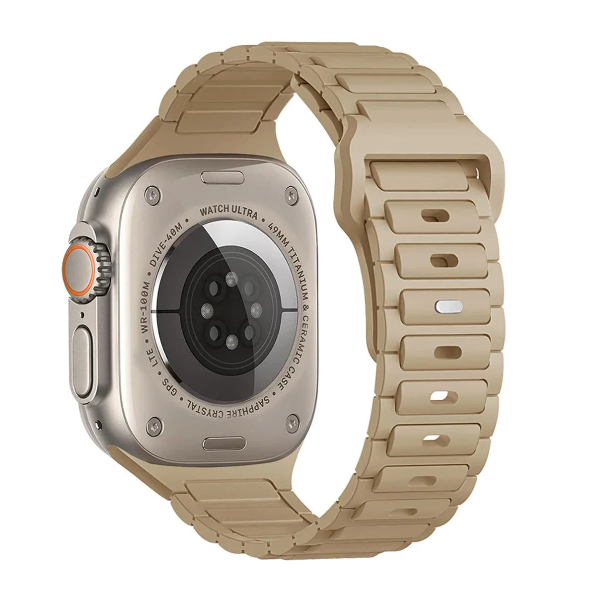 Silicone Strap for Apple Watch Ultra 3/2/1 49mm – Series 11/10/9/8/7/6/SE/5/4 46/45/44/42/41/40mm