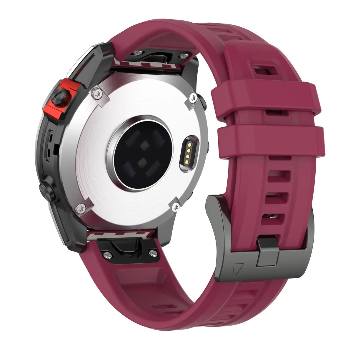 Garmin QuickFit 20/22/26mm Silicone Band with Double Keepers