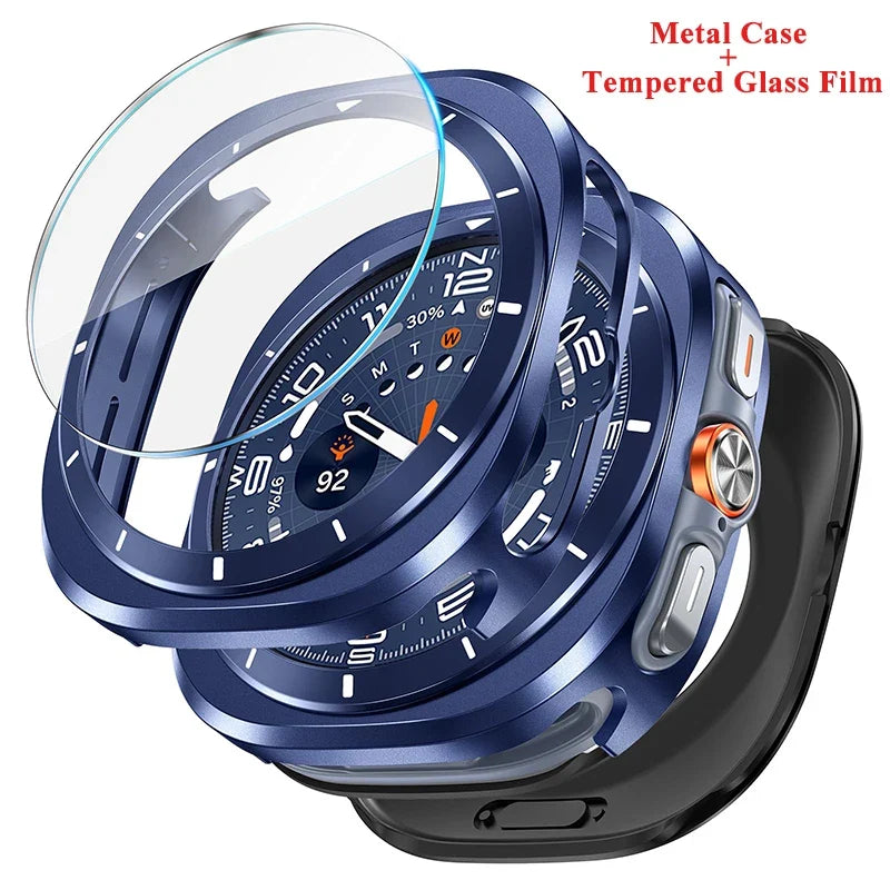 Alloy Case & Tempered Glass for Galaxy Watch Ultra 47mm (2024/2025)