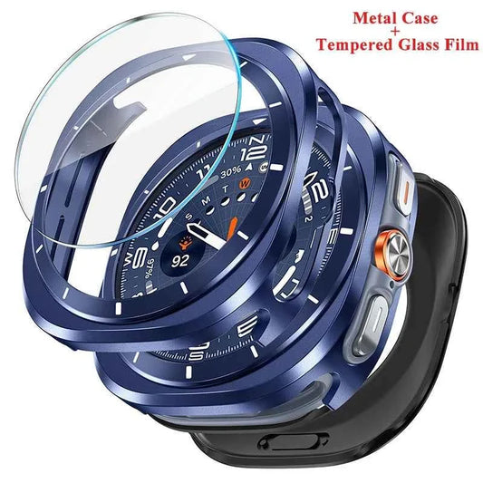 Alloy Case & Tempered Glass for Galaxy Watch Ultra 47mm (2024/2025)