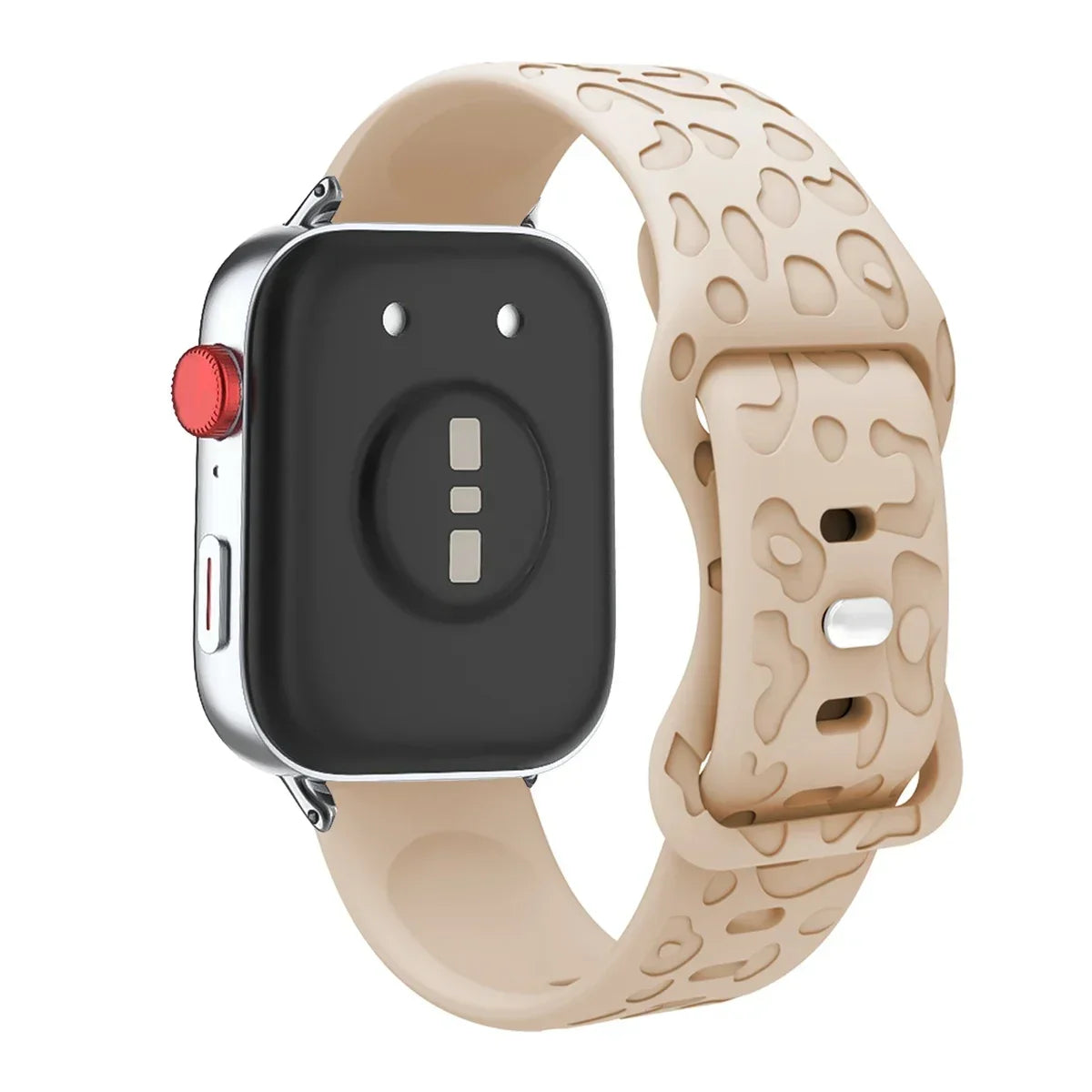 Leopard Engraved Silicone Watch Band for Huawei Watch Fit 4 / 4 Pro / Fit 3 / Fit 2