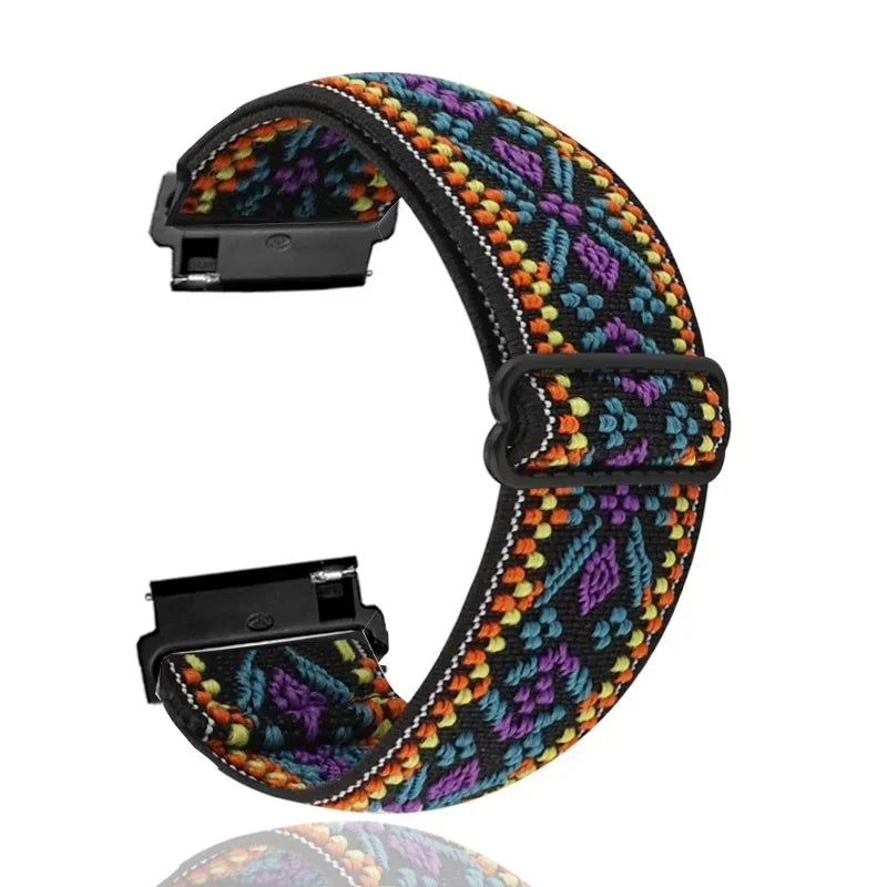 Polar Vantage, Grit X & Ignite Patterned Stretch Nylon Band, Slider