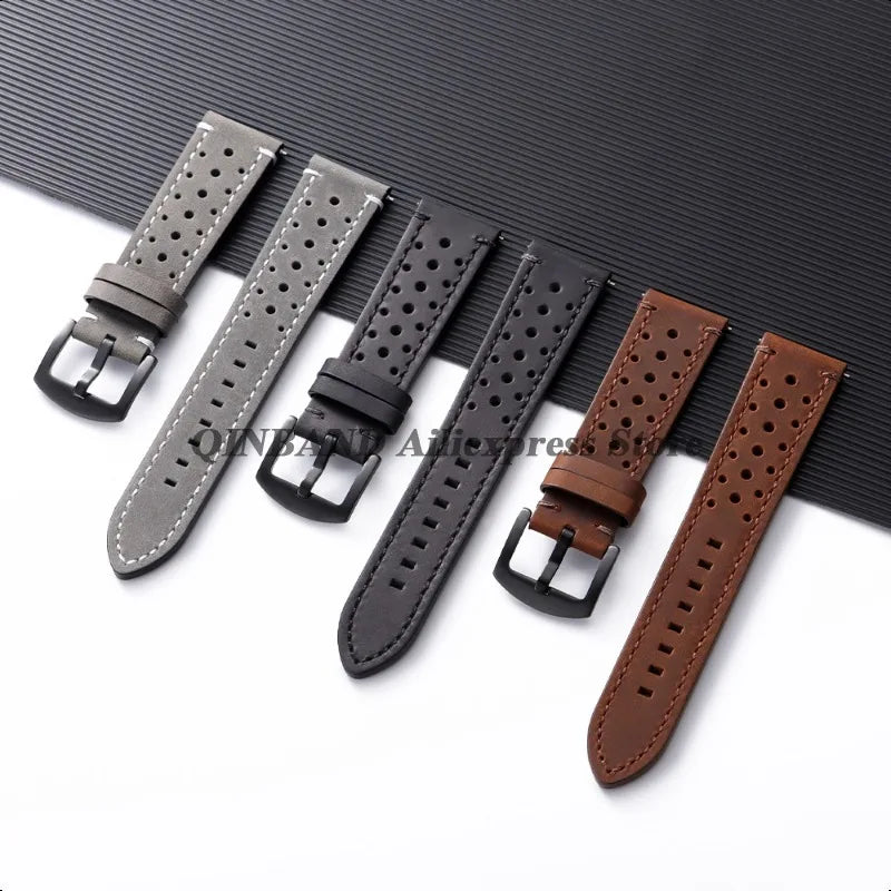 COROS PACE & APEX Perforated Leather Band, Stitching Options